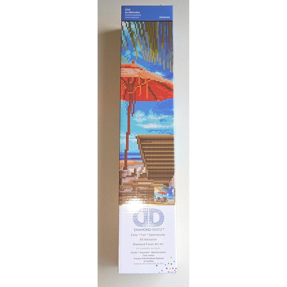Diamond Dotz Diamond Art Kit Chill Beach Scene 20x16 Intermediate DDM9.064
